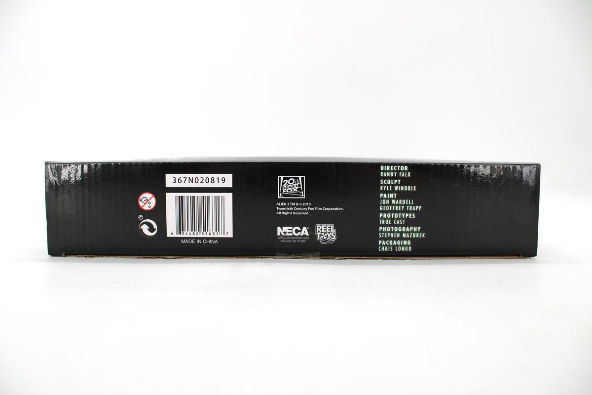 Alien 3 Creature Pack NECA 7-Inch Scale Action Figure Series — Package Detail with Barcode and Production Credits