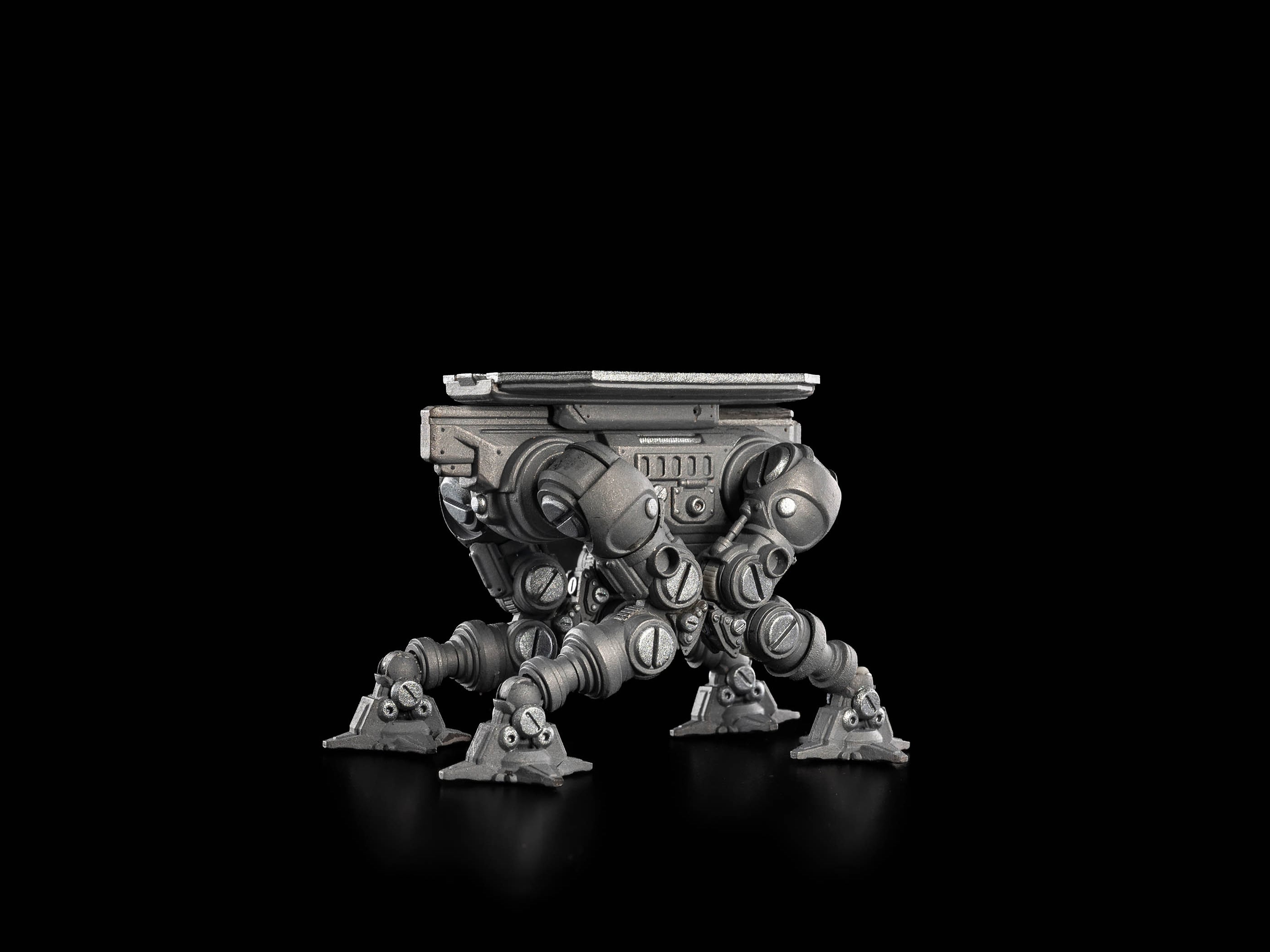 Dr. Zajjarii Cosmic Legions Crawler Accessory — Front View Mechanical Four-Legged Base with Platform