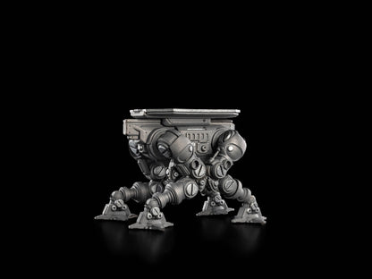 Dr. Zajjarii Cosmic Legions Crawler Accessory — Front View Mechanical Four-Legged Base with Platform