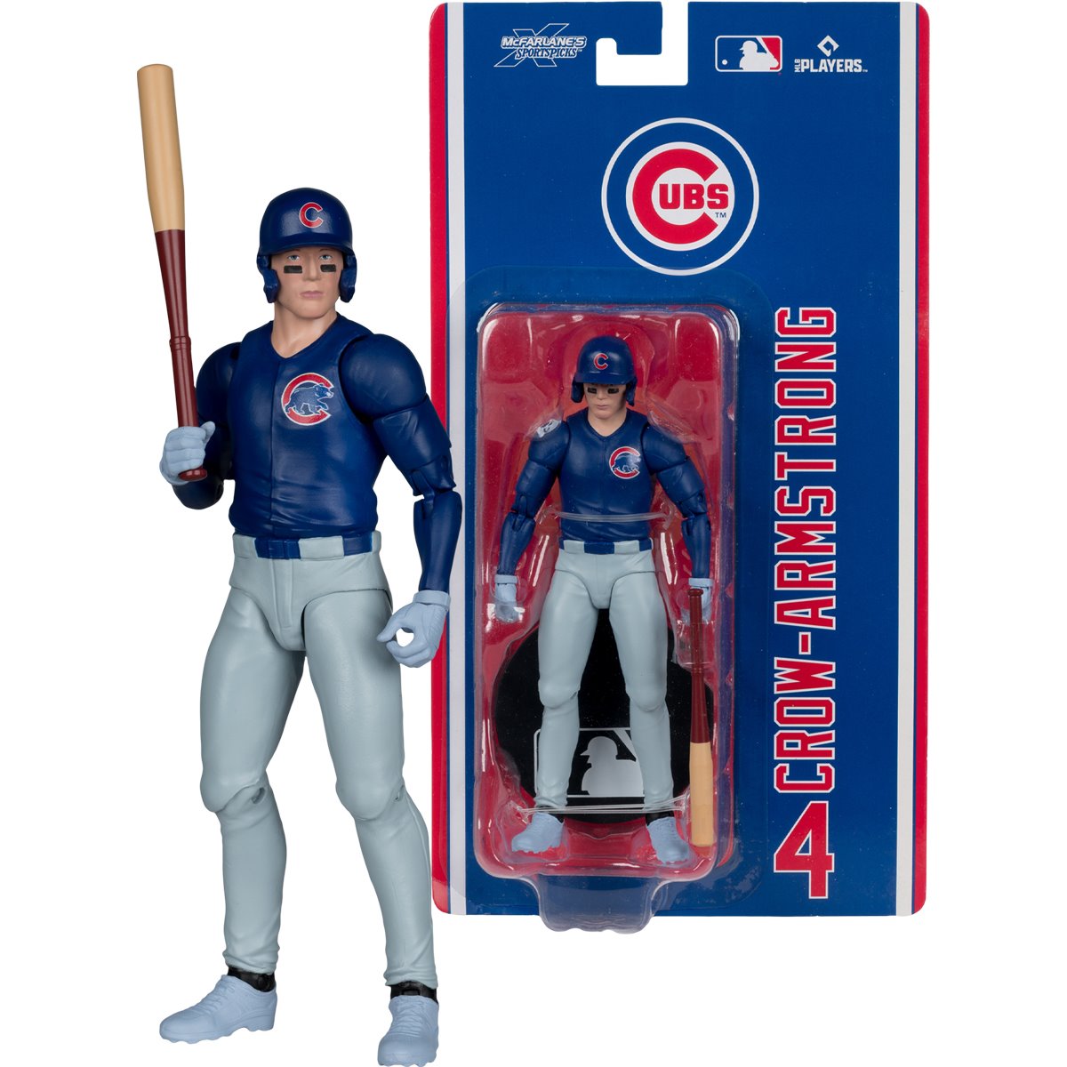 Pete Crow-Armstrong MLB SportsPicks 6-Inch Figure — Out of Box with Sealed Blister Card Package