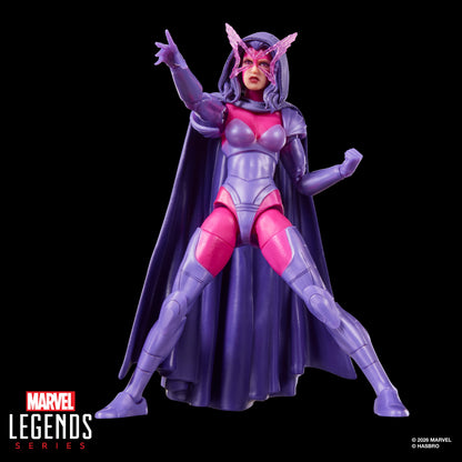 Psylocke Marvel Legends 6-Inch Figure — Psionic Butterfly Effect Attached Front View