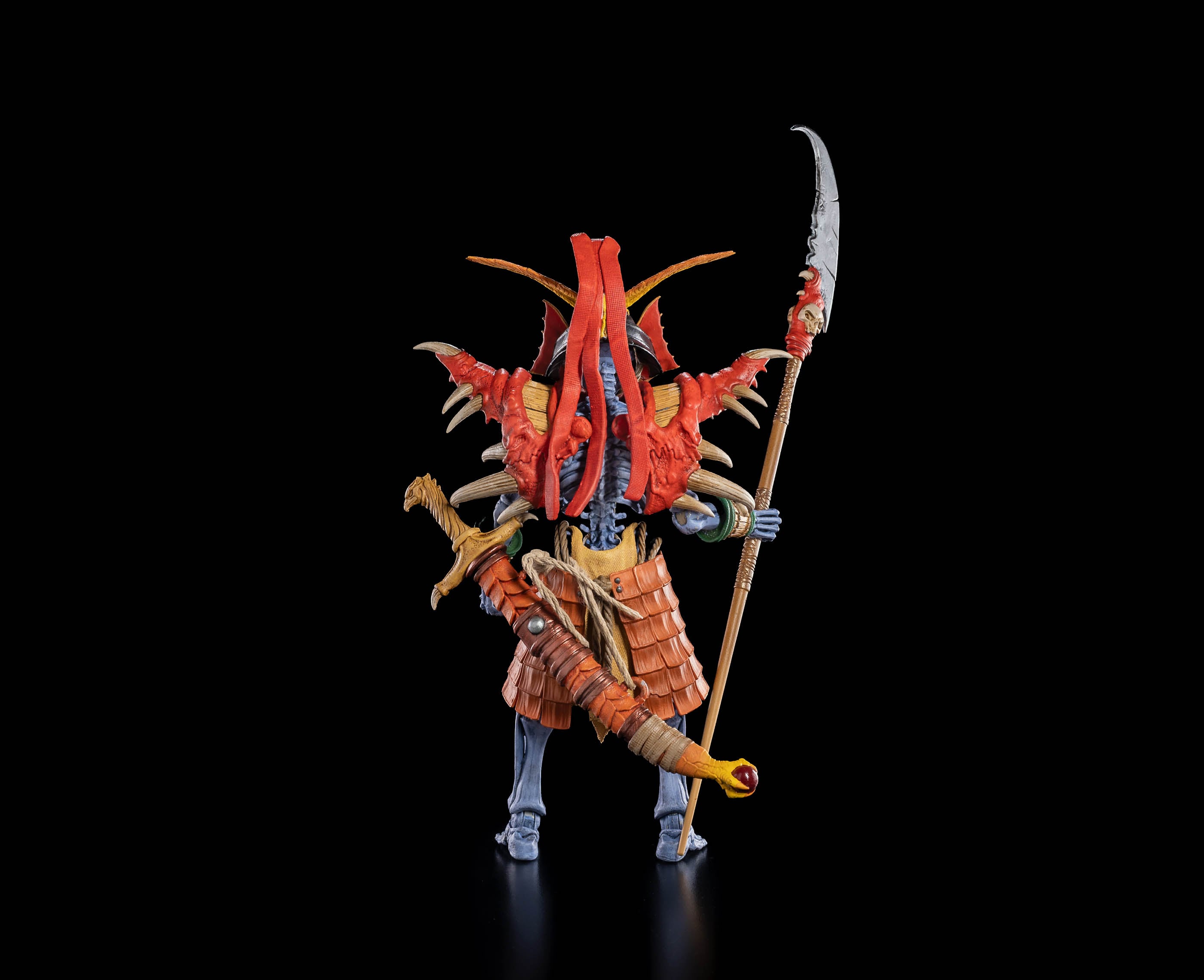 Bone-Zai Skeleton Warriors Infinite Legions 6-Inch Figure — Back View Revealing Pauldron and Helmet Detail