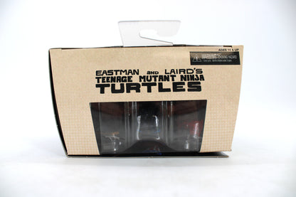 Casey Jones Ultimate Mirage Comics TMNT 7-Inch Figure — Top View Showing Eastman and Laird's Logo with Bubble Window