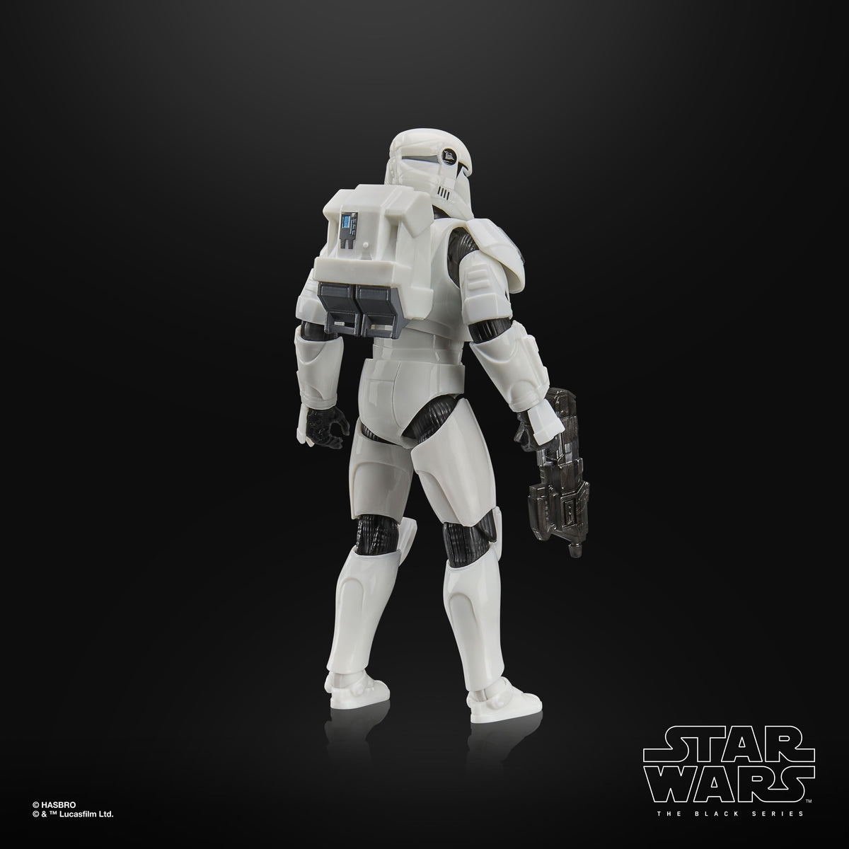 Clone Commando Black Series 6-Inch Figure — Back View Showing Backpack Detail