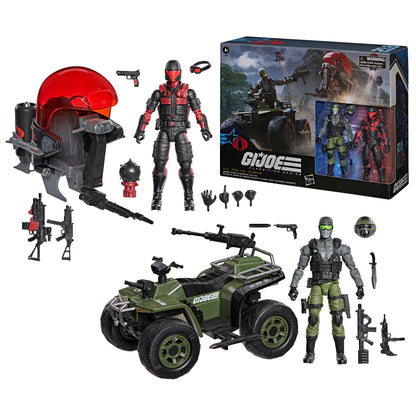 GI Joe Classified #218 Snake Eyes vs Stealth Viper — Full Set with Box Art Close-Up