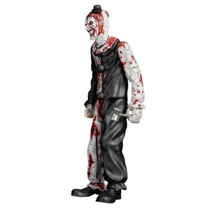 Art the Clown Terrifier 2 Eye Poppin 5-Inch Figure — Side View Holding Medical Hammer