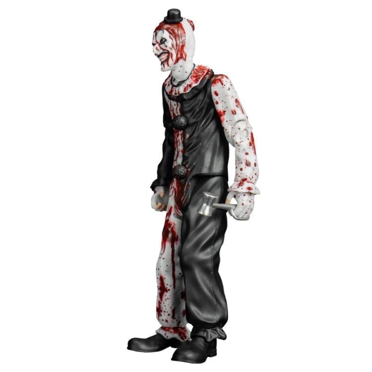 Art the Clown Terrifier 2 Eye Poppin 5-Inch Figure — Side View Holding Medical Hammer