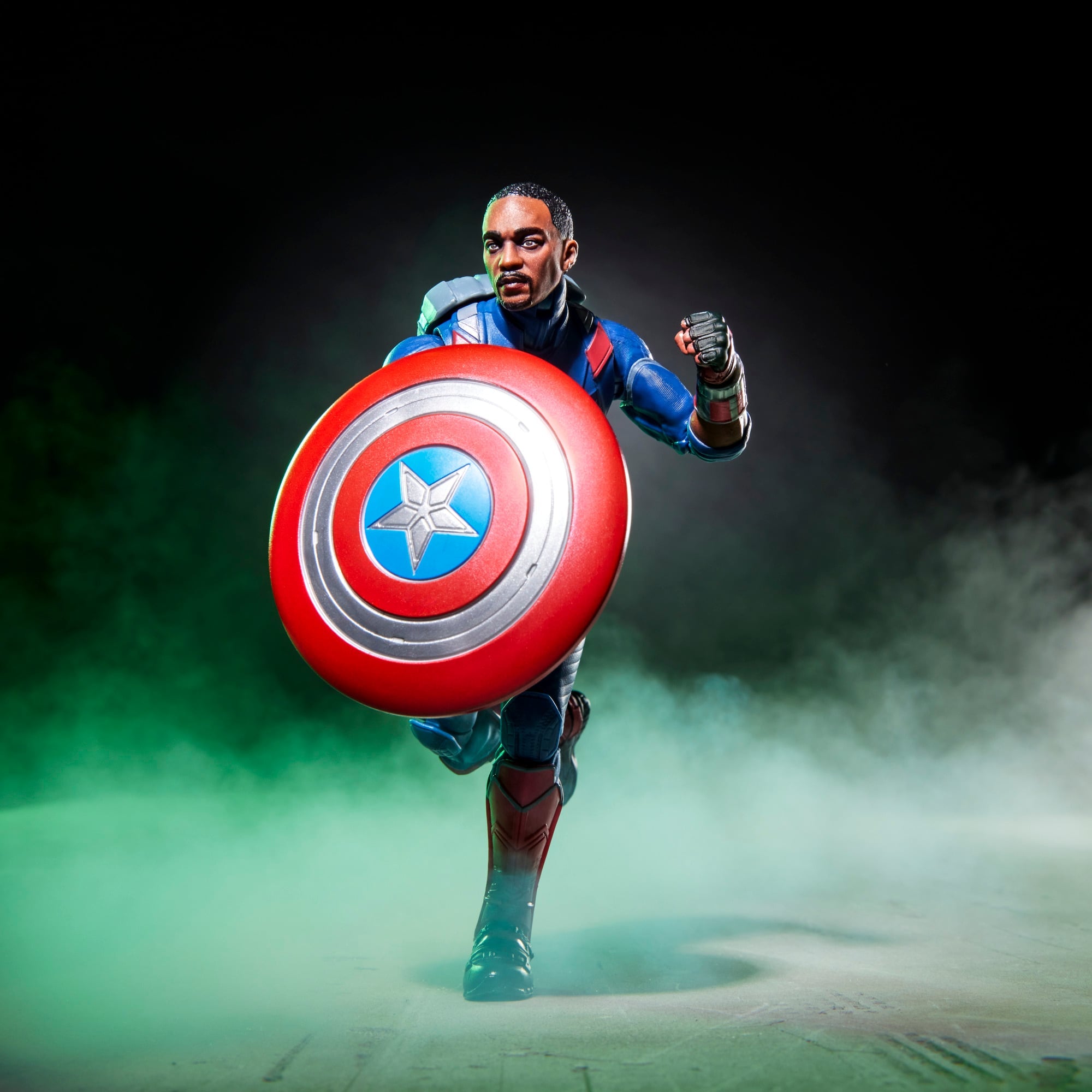 Captain America Sam Wilson Marvel Legends 6-Inch Figure — Running Action Pose