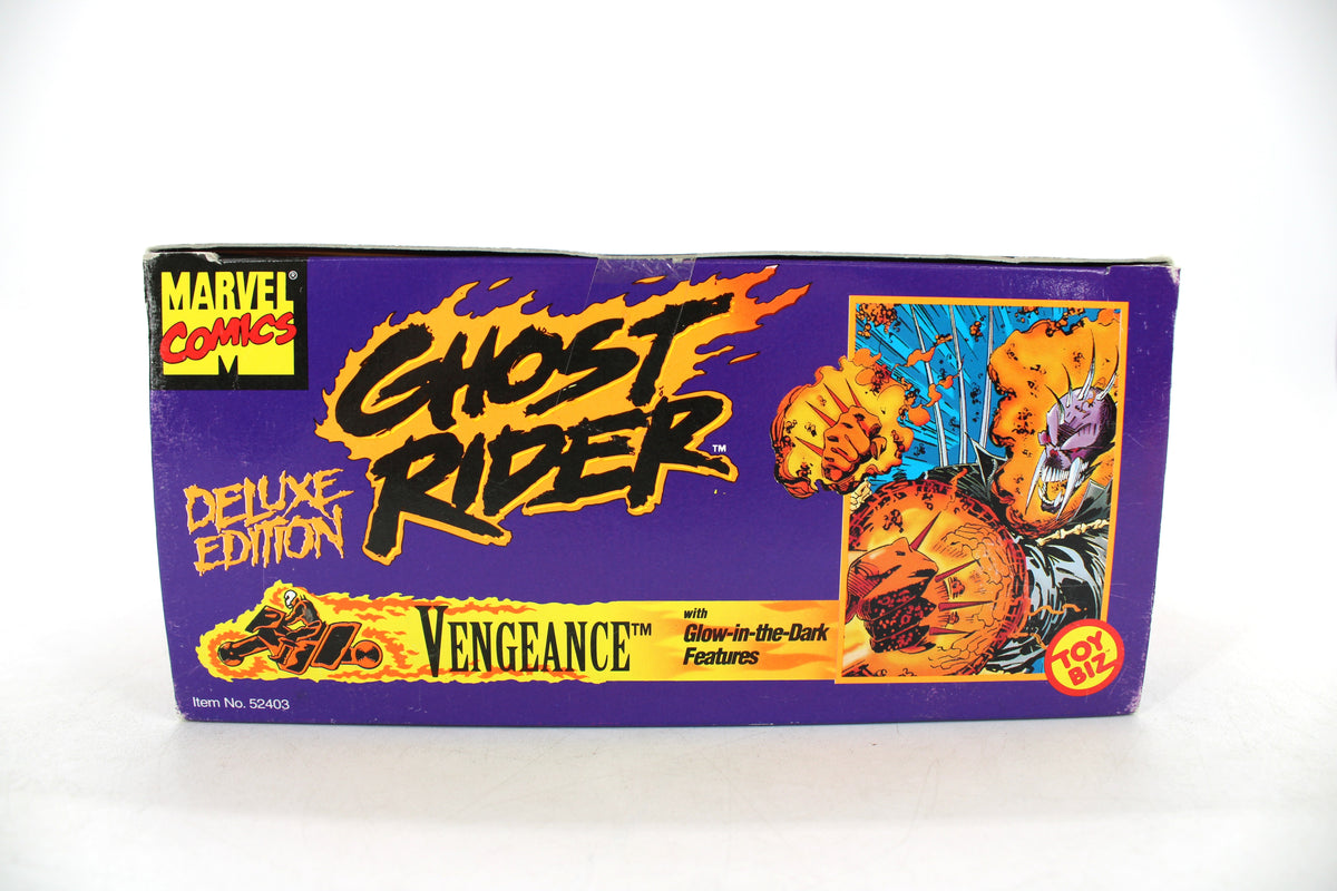 Vengeance Ghost Rider Deluxe Edition 10-Inch Figure — Box Art Close-Up Showing Front Panel with Comic Artwork