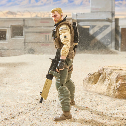 Duke G.I. Joe Classified Series 6-Inch Figure — Side View Showing Hauser Name Tape Detail