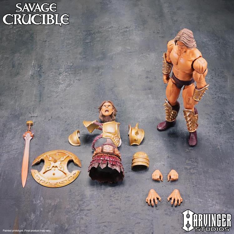 Who-Man Savage Crucible 6-Inch Figure — Accessories Included Layout Out of Box