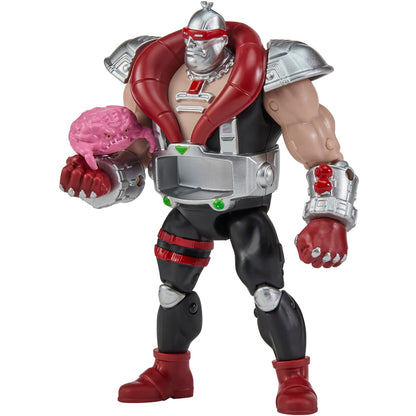 Krang as Destro TMNT x GI Joe 5-Inch Figure — Figure Detail Showing Removable Krang Alien in Hand