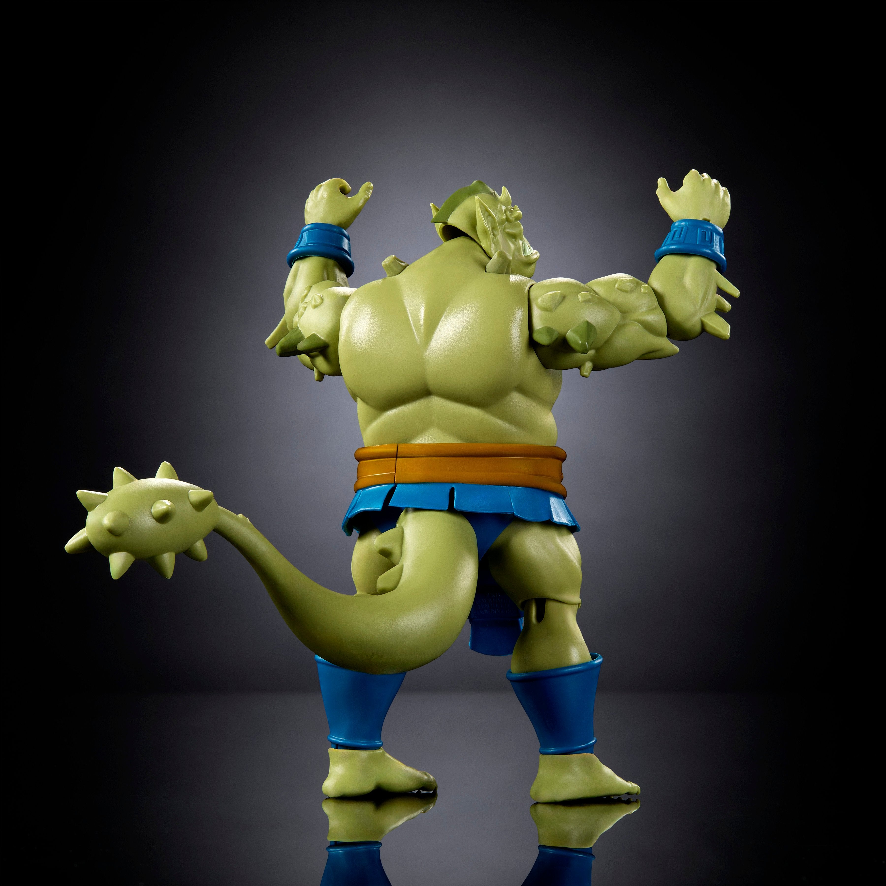 Whiplash Masters of the Universe Origins 5.5-Inch Figure — Back View Showing Tail and Back Sculpt