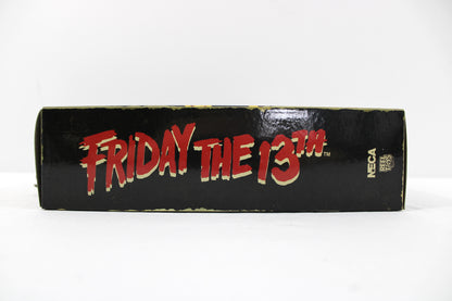 Jason Voorhees Friday the 13th Power Play Series NECA Action Figure — Box Top with Friday the 13th Logo and NECA Reel Toys Branding