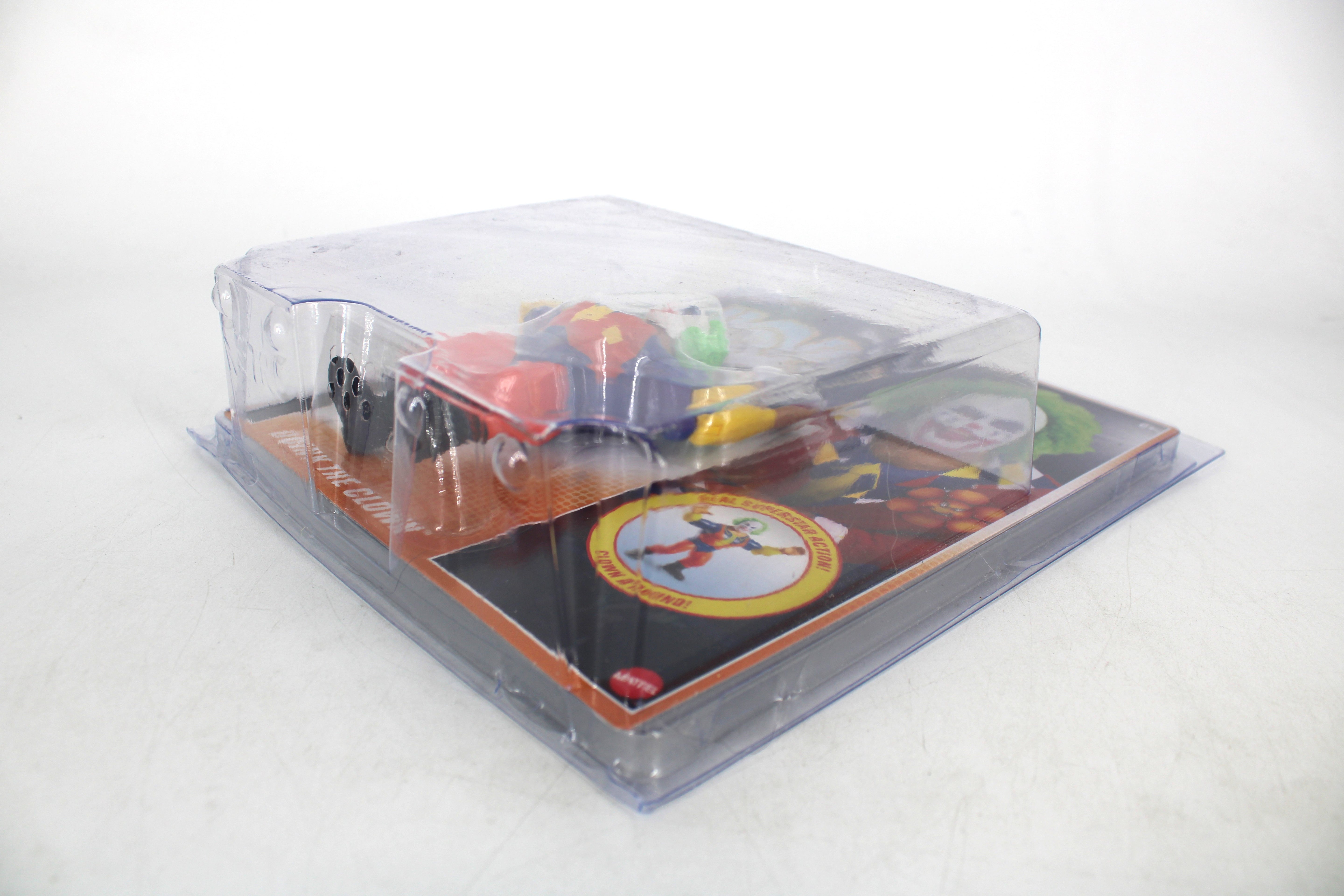 Doink the Clown WWE Retro Series Action Figure — Side View of Clear Retro Pack Clamshell with Card Art Visible