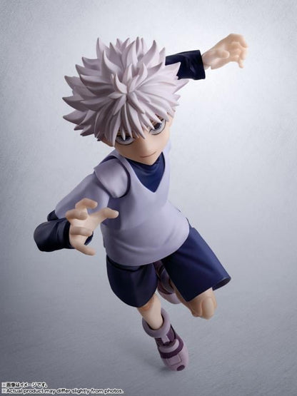 Killua Hunter x Hunter S.H.Figuarts 5.5-Inch Figure — Dynamic Leaping Action Pose