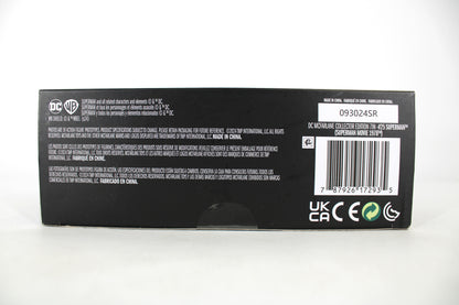 Superman (Christopher Reeve) DC Multiverse McFarlane Collector Edition 7-Inch — Package Detail with Barcode and Legal Text