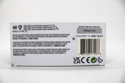 Midnighter DC Multiverse Gold Label 7-Inch — Package Detail with Barcode and Legal Text