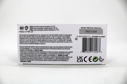 Jim Gordon as Batman DC Multiverse 7-Inch Action Figure — Package Detail with Barcode and Copyright Text