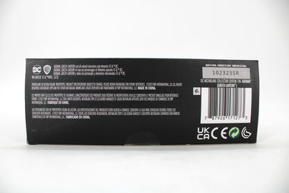 Batman as Green Lantern DC Multiverse Collector Edition Platinum Edition 7-Inch — Package Detail with Barcode and Legal Text
