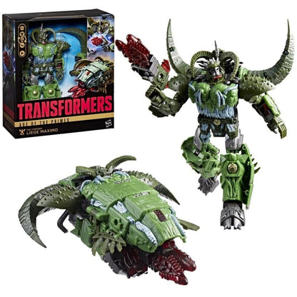 Liege Maximo Age of the Primes Leader Class 8.5-Inch Figure — Box Art with Both Modes