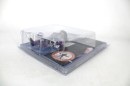 The Undertaker WWE Retro Series Hasbro-Style Action Figure — Angled Front View Showing Clear Clamshell Packaging with Card Art Detail