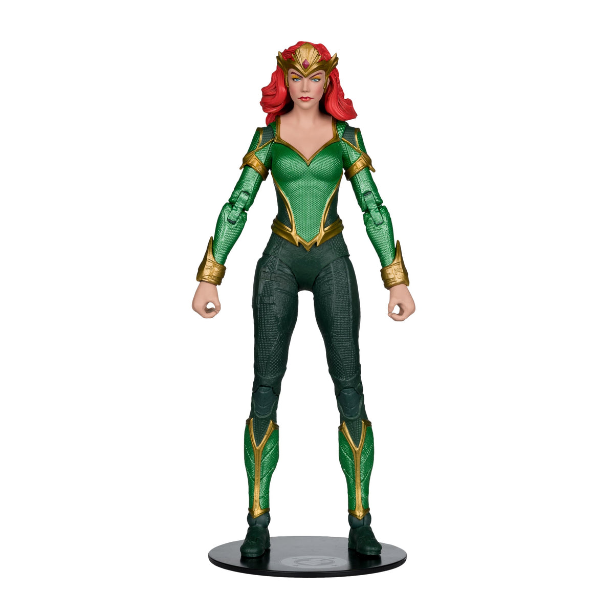 Mera DC Multiverse Collector Edition 7-Inch Figure — Front View on Figure Base