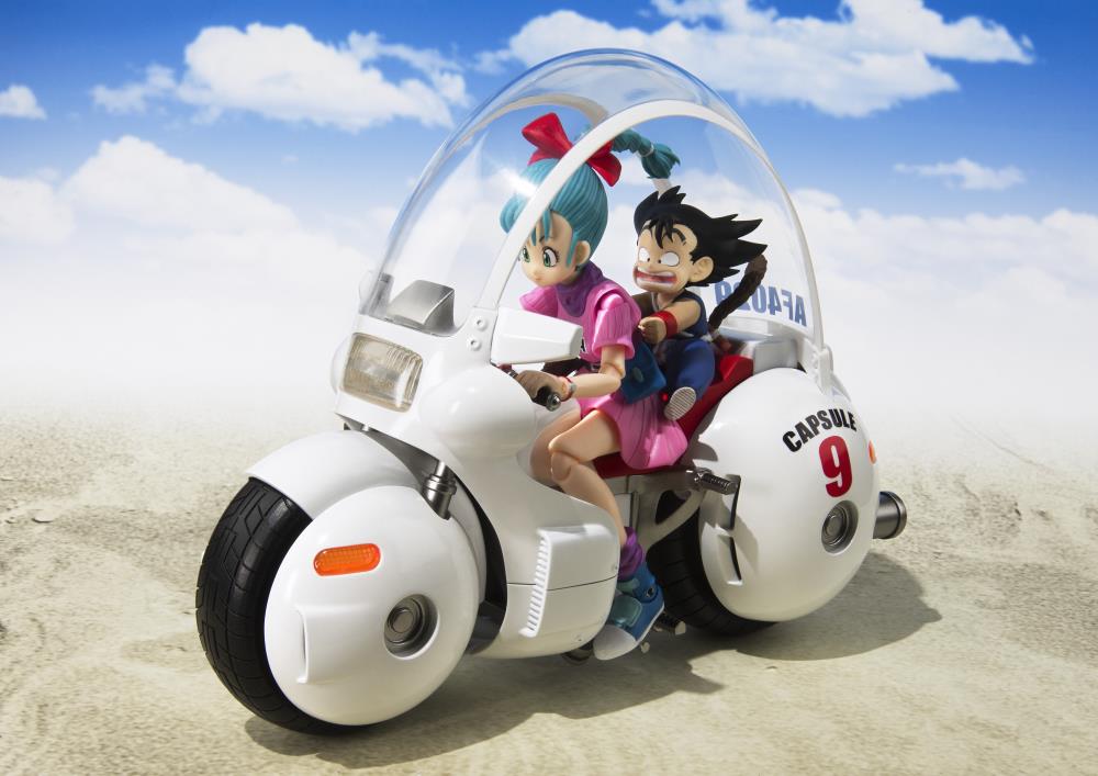 Bulma Capsule No. 9 S.H.Figuarts Motorcycle — Bulma and Goku Riding Pose
