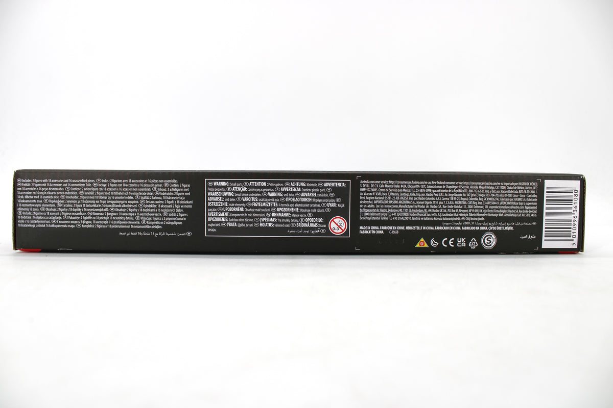 Cobra Ramp Rats G.I. Joe Classified Series 6-Inch 2-Pack — Back View with Multilingual Warning and Barcode Detail