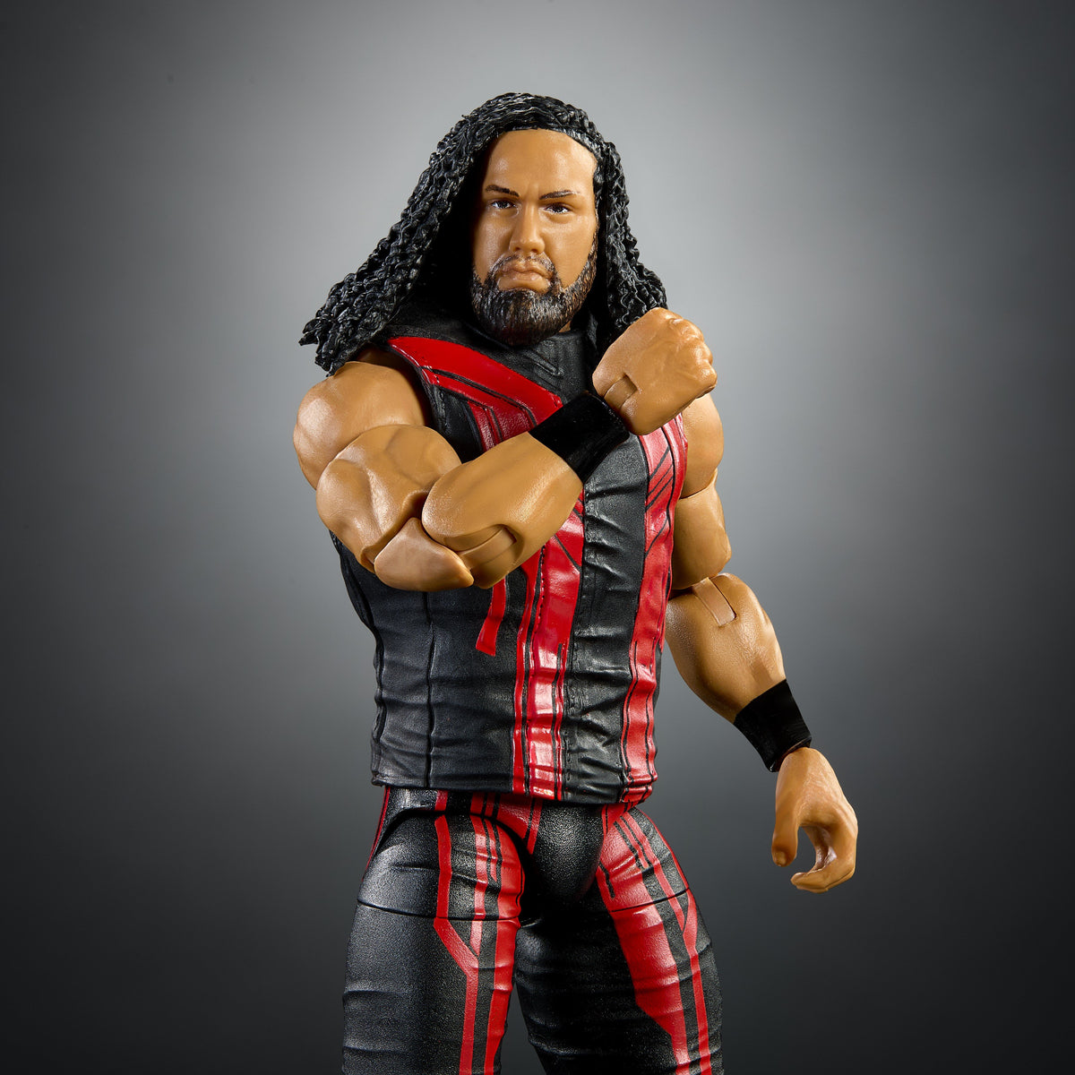Talla Tonga WWE Elite Series 128 6-Inch Figure — Side View Articulation Pose