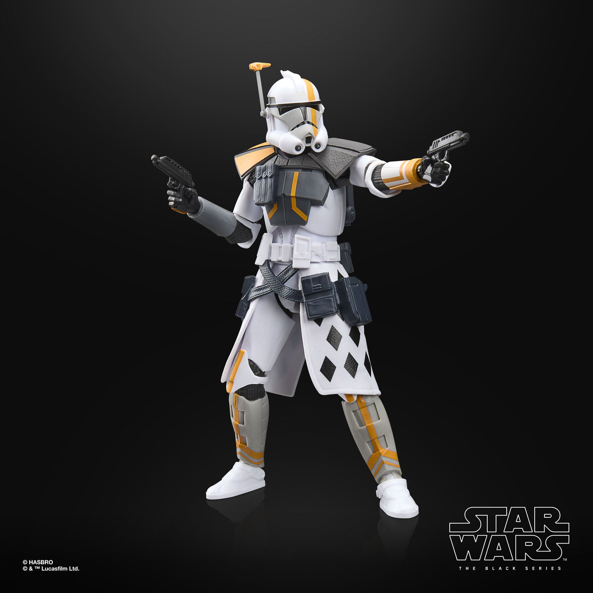 ARC Commander Blitz Black Series 6-Inch Figure — Dual Blasters Articulation Pose
