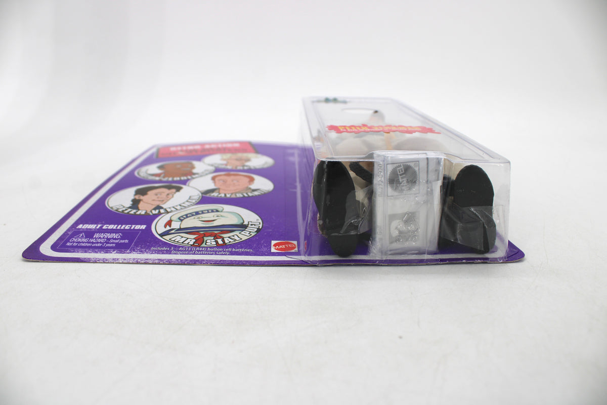 Peter Venkman Retro-Action The Real Ghostbusters Figure — Side View Showing Card Back with Character Portraits and Accessories in Bubble