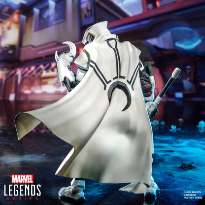 Moon Knight Marvel Legends 6-Inch Figure — Back View Showing Cape and Billy Club