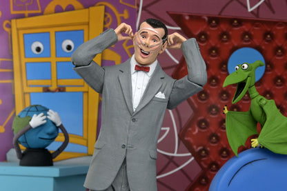 Pee-Wee Herman NECA Ultimate 7-Inch Figure — Interchangeable Head Swap Detail with Pterri Side View