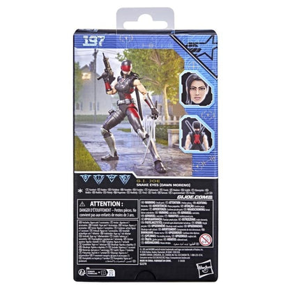 Snake Eyes Dawn Moreno GI Joe Classified 6-Inch Figure — Box Back with Series Number 197