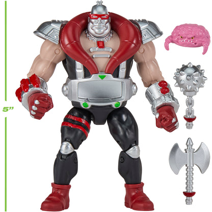 Krang as Destro TMNT x GI Joe 5-Inch Figure — Accessories Included: Krang Alien, Mutant Mace, and Android Axe