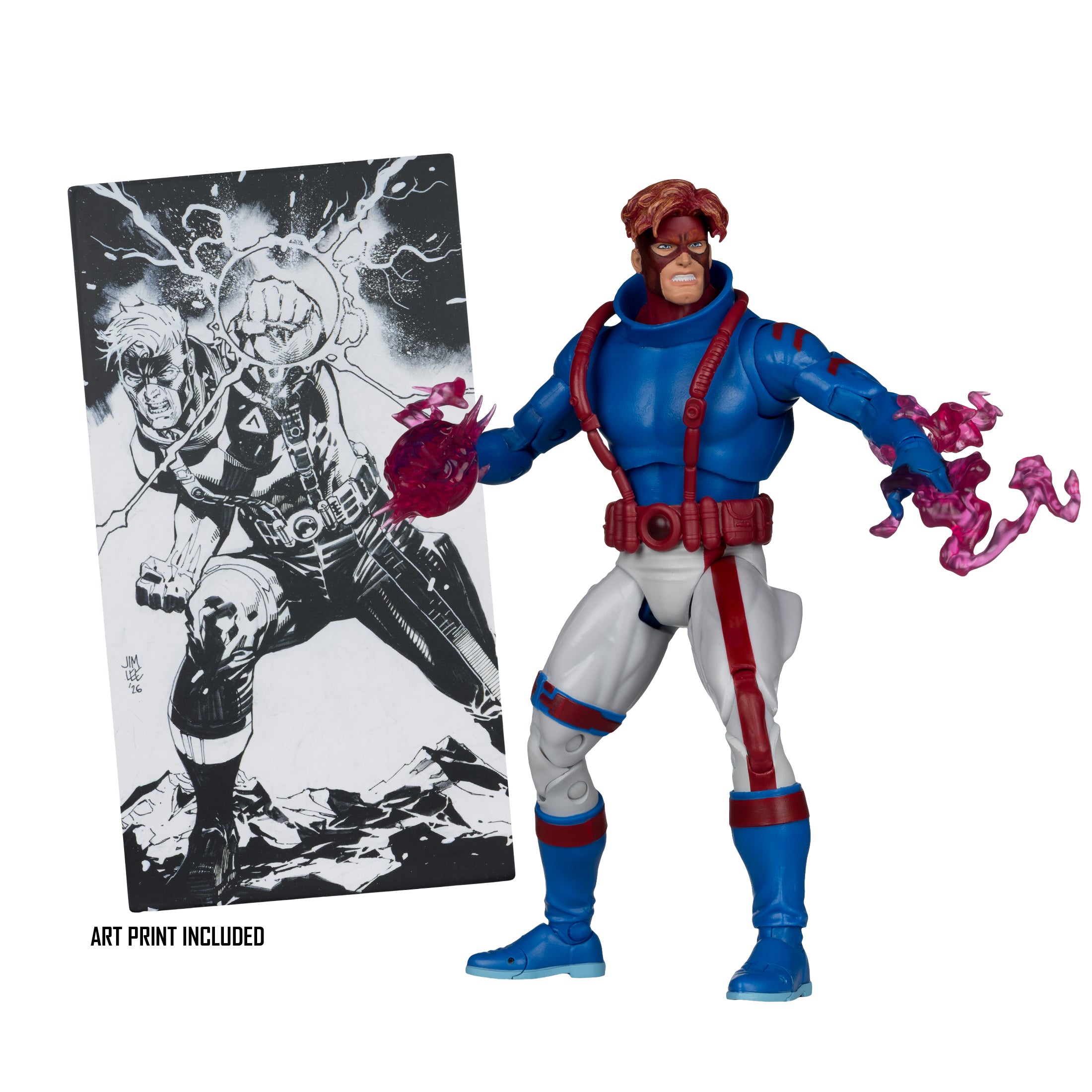 Spartan WildC.A.T.s McFarlane Elite Edition 7-Inch Figure — Action Pose with Jim Lee Art Print Included