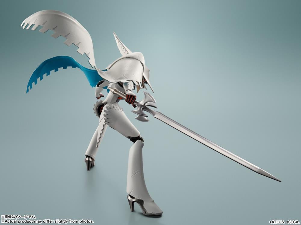 Seeker Metaphor ReFantazio S.H.Figuarts Figure — Back Three-Quarter View Sword Lowered Articulation Pose