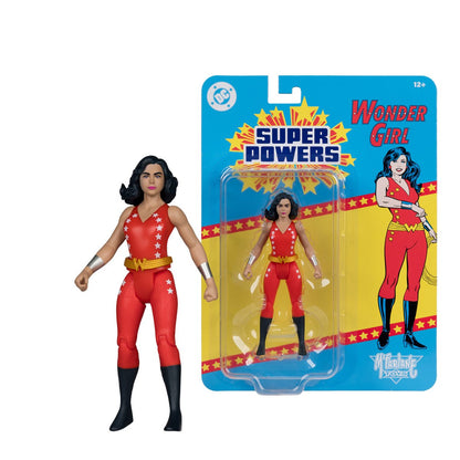 Wonder Girl DC Super Powers 4.5-Inch Figure — Figure and Blister Card Package Detail