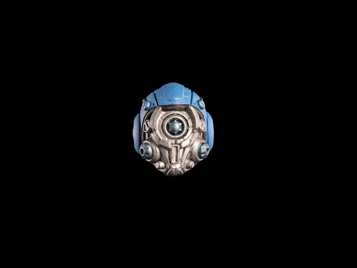 Cosmic Legions Mortal Thorn Protectorate Guardians Helmet — Figure Detail Close-Up