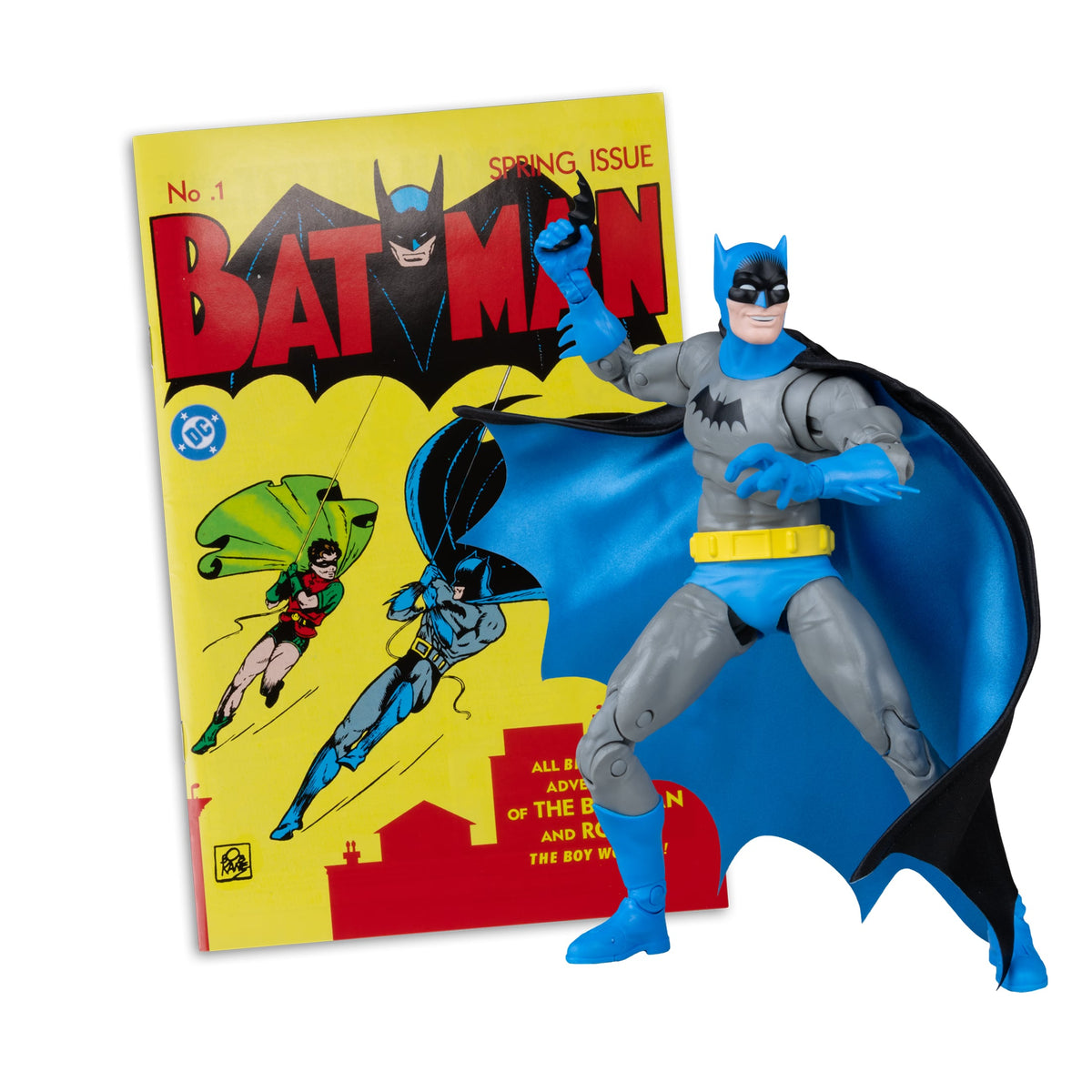 Batman Page Punchers 7-Inch Figure DC — Out of Box Figure with Batman #1 Comic Book