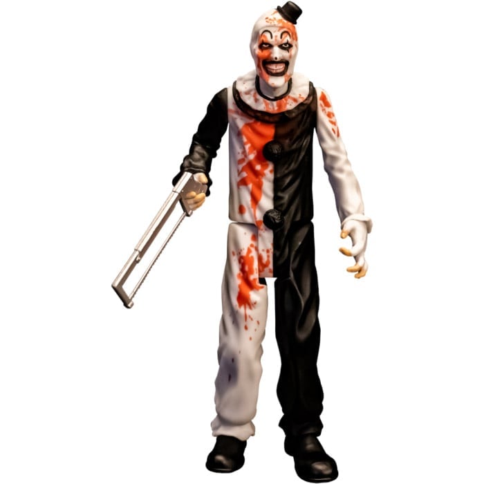 Art the Clown Terrifier 5-Inch Blood Bath Figure — Color Change Blood Splatter Activated Front View
