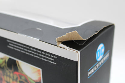 The Flash & Batman Earth -52 The Red Death DC Multiverse Two-Pack — Package Detail Showing Box Corner Damage