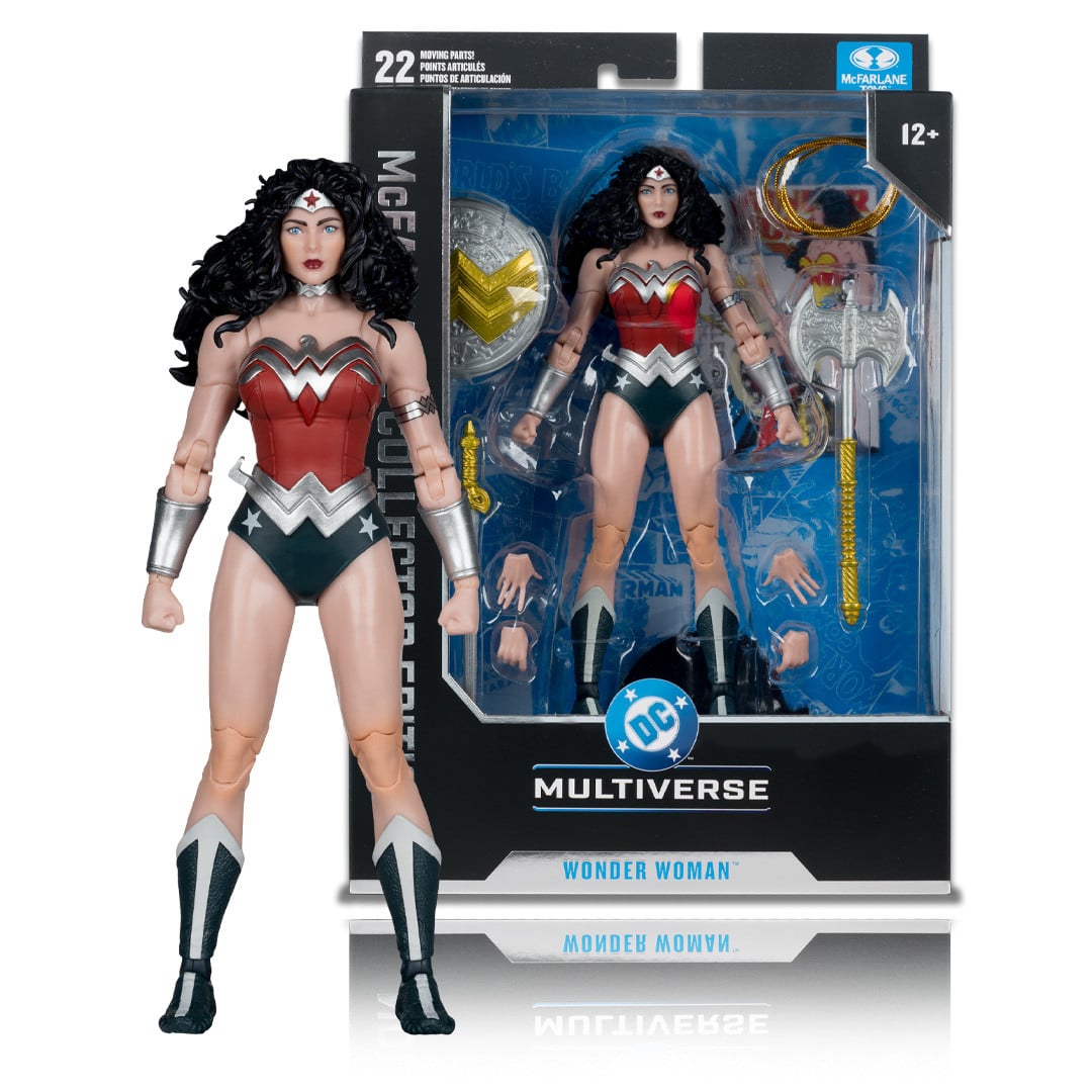 Wonder Woman DC Multiverse Collector Edition 7-Inch Figure — Figure with Package Front
