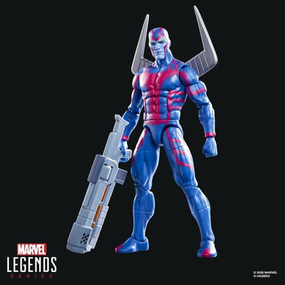 Archangel X-Men '97 Marvel Legends 6-Inch Figure — Front View with Alternate Head and Blaster