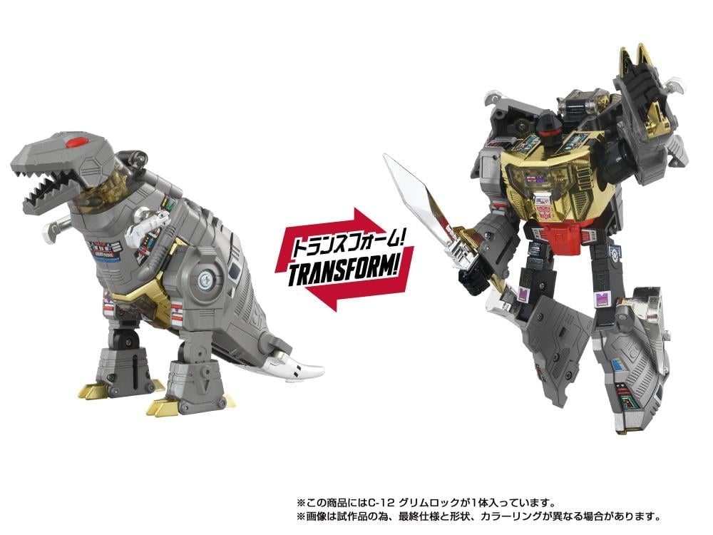 Grimlock Missing Link C-12 Transformers Figure — T-Rex to Robot Mode Transform Display