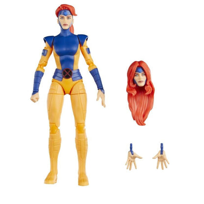 Jean Grey X-Men '97 Marvel Legends 6-Inch Figure — Accessories Included Both Head Sculpts and Hand Sets