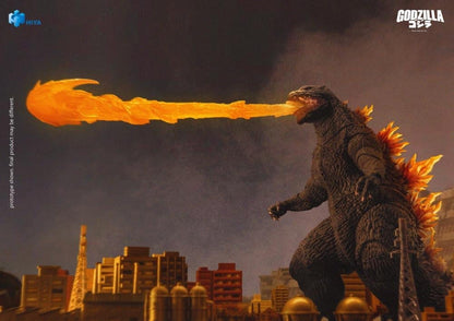 Godzilla 2000 Millennium Exquisite Basic 7-Inch Figure — Heat Ray Effect Part Attached, Side Profile