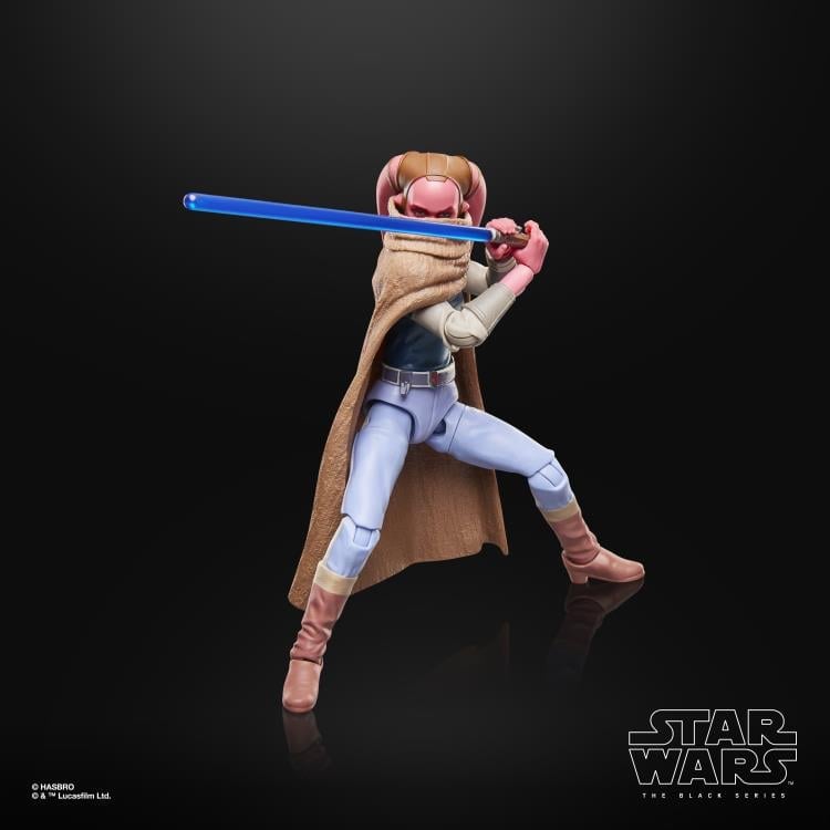 Devon Izara Black Series 6-Inch Figure — Articulation Pose Two-Handed Lightsaber Strike