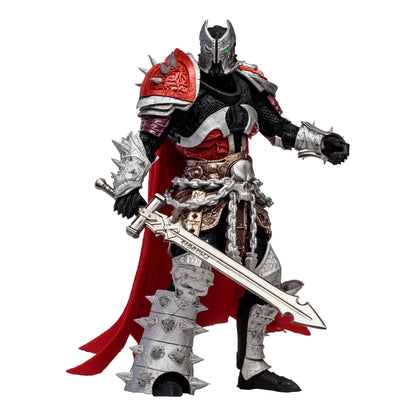 Medieval Spawn McFarlane Vault Collection 7-Inch Action Figure — Front View with Sword and Spiked Armor